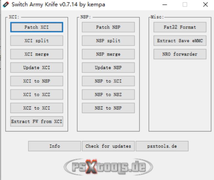 SwitchArmyKnife下载SwitchArmyKnife(SAK转换工具)v0.7.14绿色免费版下载