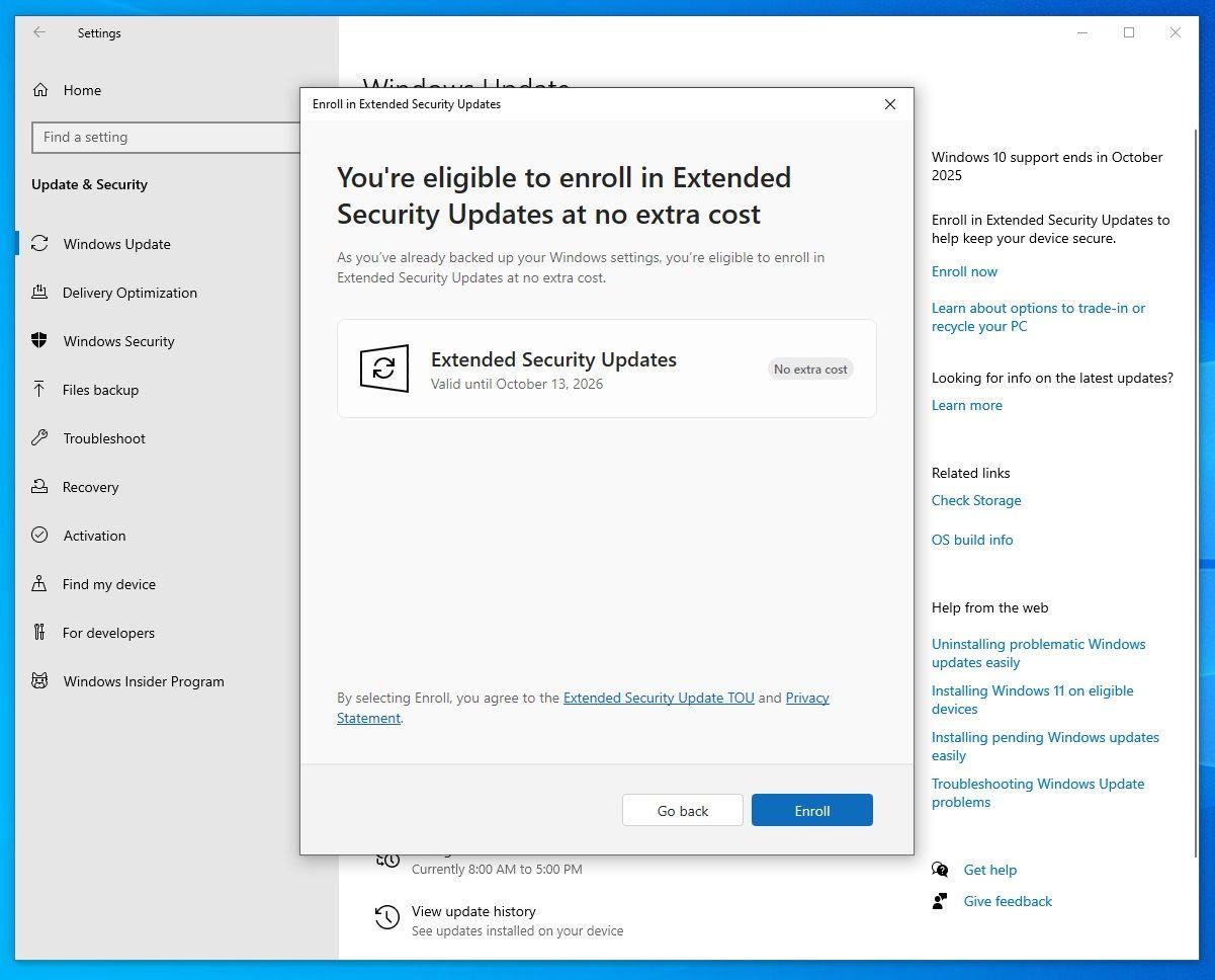 微软澄清! 所有Win10设备均可免费延长支持1年包括不满足不满足Win11升级条件的