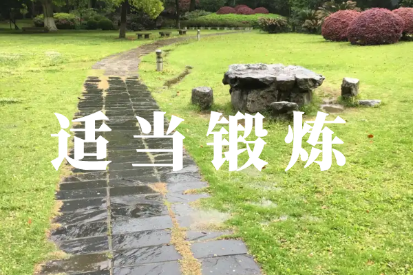 适当锻炼