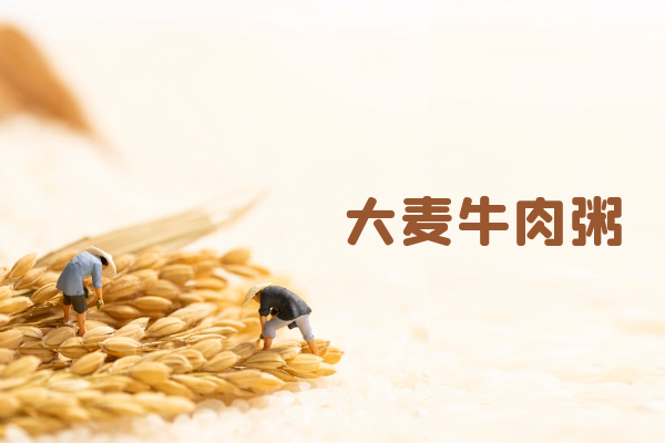 大麦牛肉粥