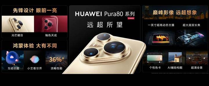 华为Pura80系列有哪些亮点? 华为Pura80 Pro/Pro+和ultra区别